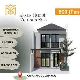 Rumah 2 Lantai 600 Jutaan di Gajahan Colomadu