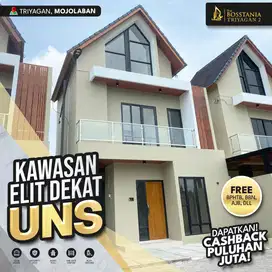Miliki Rumah 2 Lantai Berkelas di Kawasan Strategis Solo