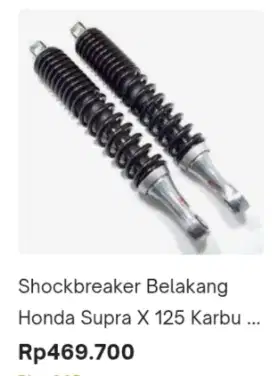jual shockbreaker belakang supra x 125