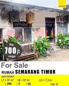 DIJUAL RUMAH DI SEMARANG TIMUR A4018