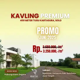 Kavling Strategis Ngabeyan, Kartasura. Simpul Joglosemar