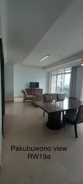 DISEWAKAN APARTEMENT PAKUBUWONO VIEW 150m² 2BR FURNISHED