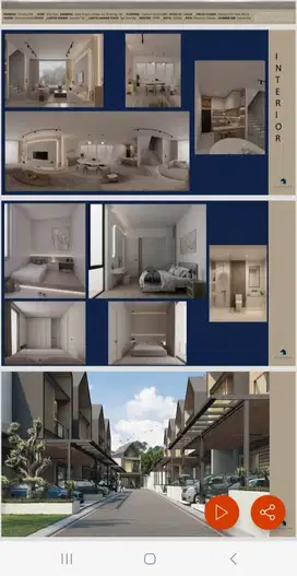 Rumah Setraduta 2 lantai dijual  dekat Pasteur Maranatha Tri Mulia Pvj