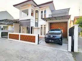 Rumah mewah unit terdepan di mini cluster dekat goro assalam
