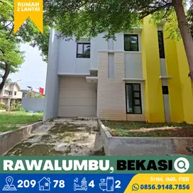 Rumah dijual Murah Luas, Rawalumbu, Bekasi 5 menit Kemang Pratama, SHM