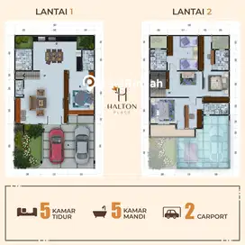 DIJUAL VILLA KOMPLEK HALTON PLACE- DAERAH DENAI (RICKY A)