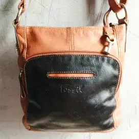 Tas Branded FOSSIL Hanover Tan Original Second Murah