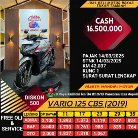 HONDA VARIO LED NEW 125 CBS 2019, MTR GASKEUN