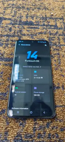 Vivo x60 bekas 8+8/128 mulusss