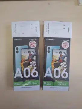 Samsung galaxy A06 5G Ram 6+6/128gb Free Trevel Adapter