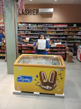 Frizer eskrim free yang cepat aja
