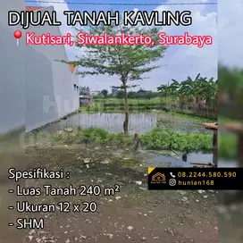 Tanah Kavling Rumah Kost Raya Kutisari Siwalankerto Surabaya UKP Petra