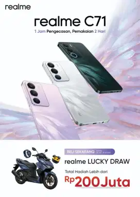 NEW Realme C71 Harga cuma 1Jutaan