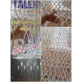 jaring safety net/Hammock/outbound/climbing tambang pe 8mm