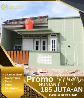 Rumah siap huni 2 kamar 10 menit dari stasiun KRL mulai dari 185 juta
