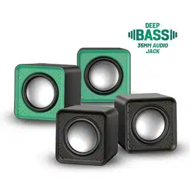 Speaker Robot RS260 Deep Bass 35mm Mini Design
