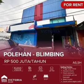 Ruang Usaha Sewa Lokasi Pinggir Jalan Ramai Kawasan Bisnis