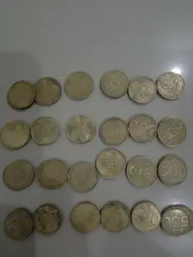 Uang koin 500 kuning