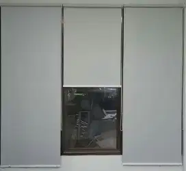 Tirai jendela roller blind gorden kantor aneka warna