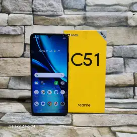 Realme C51 4/64 4G Fulset segel mulus 95%
