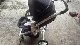 Stroller chocolate hitam