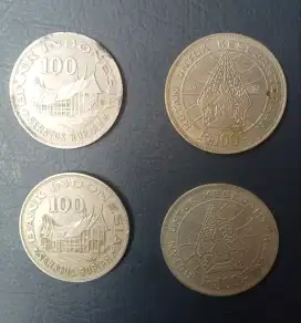 Uang Koin 100 Rupiah Tahun 1978