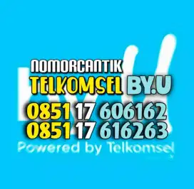 (bisa COD) Nomor Cantik Kartu Perdana TELKOMSEL By.U ByU Naik 606162