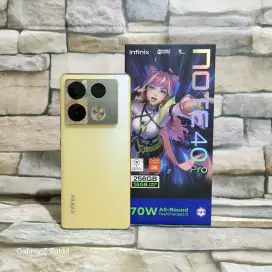 Infinix Note 40 Pro 8/256 4G Fulset segel mulus 98%