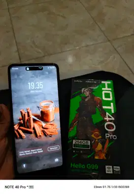 Infinix hot 40 pro ram 12+9 internal 256