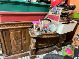 Bufet kuda 4 pintu jati