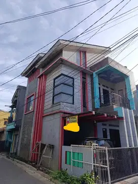 Rumah minimalis 2 lantai luas lokasi bebas banjir kranggan perma