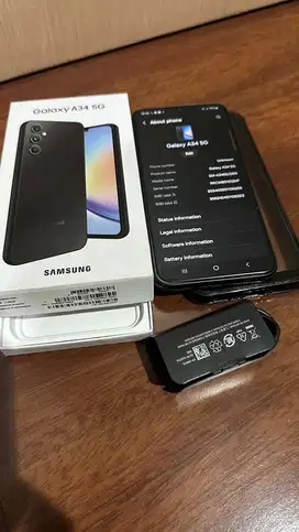 Samsung A34 5G 8/128GB Black Garansi Resmi Sein