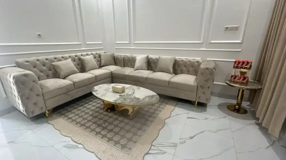 Wallmoulding kaca bevel interior rumah kichet set bedrop.tv
