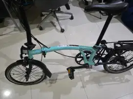 Sepeda Brompton C line M6L turkish grey