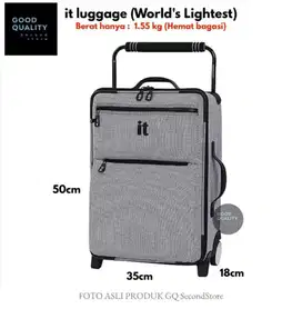 [Nego✅] Koper it luggage (World's Lightest)