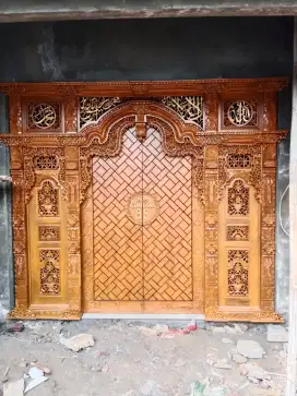 Gebyok jati pintu jati pintu rumah