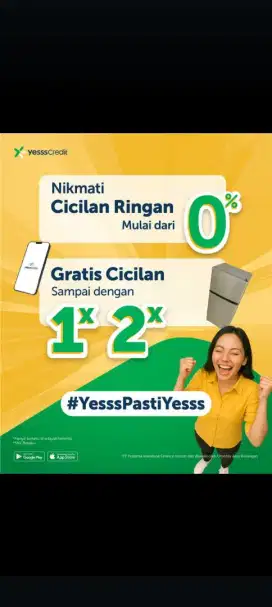 Hp Baru Bisa Cicilan Pakai Yess kredit Dp 0  Promo Bunga 0% Gratis 1 X