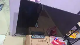 Jual tv bekas merk Aqua android tv