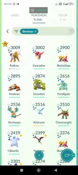 Jual akun pokemon go lv 40 isian lumayan , via trade juga boleh