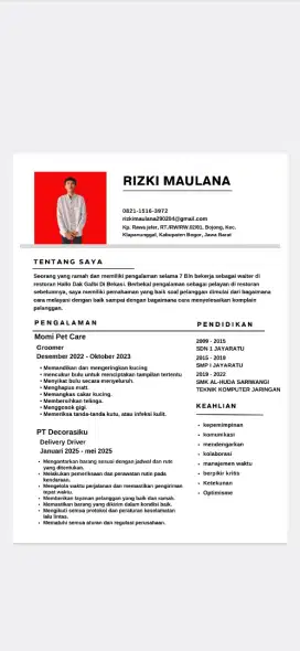Mencari lowongan pekerjaan