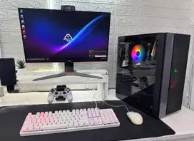 PC INTEL CORE I5 12400F RX 6500XT 4GB RAM 8GB SSD 120GB PSU 500W CAKEP