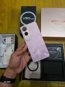 Vivo v50 lite 4G 8/256GB like new sehari pake full ori gift box
