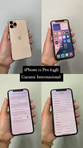 iPhone 11 Pro 64GB Garansi Internasional