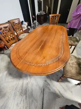 Meja Makan Kayu Jati