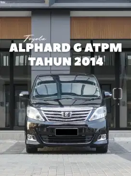 Toyota Alphard G Atpm 2014