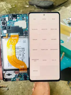 (hanya LCDnya saja ) LCD Samsung a51 original copotan