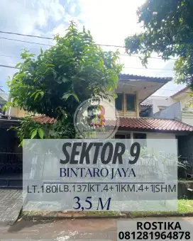 Rumah Dijual di Bintaro Jaya Sektor 9 Rapi Lokasi Strategis