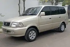 Toyota Kijang LGX 2.4 MT Diesel Solar 2001 Coklat Muda Met Istimewa