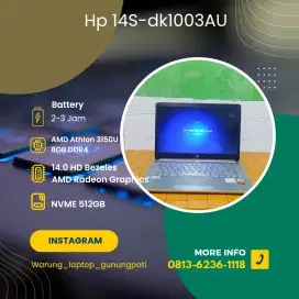Hp 14S AMD Gold Dual VGA