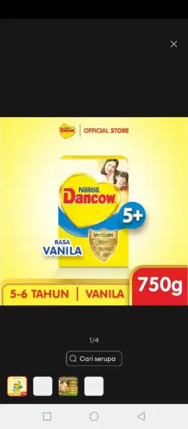 Sale rugi susu Dancow 5 box